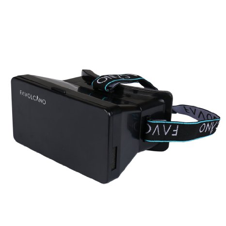 Favolcano Ritech Riem III Google Cardboard 3D Virtual Reality Headset for 35 to 56 inch Smartphone