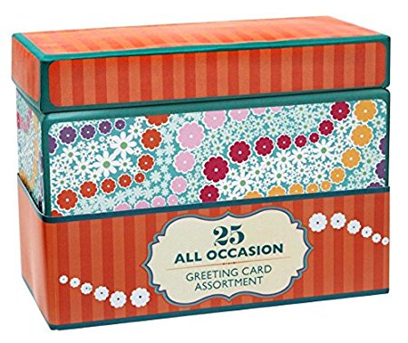 Paper Magic All Occasion Handmade and Embellished Greeting Card Assortment in Keepsake Organizer Box, 25 Cards (2333109)
