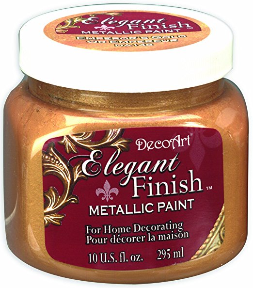 DecoArt DA148-51 Elegant Finish Metallics, 10-Ounce, Emperor’s Gold