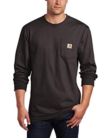 Carhartt Men's Tall Pocket Long-Sleeve Workwear T-Shirt K126