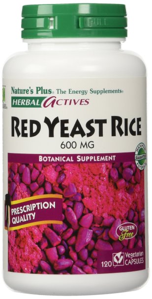 Herbal Actives Red Yeast Rice Nature's Plus 600mg 120 Caps