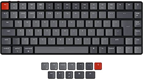 UK Keychron K3v2 Bluetooth Backlit Optical Linear Ultra-slim Aluminium Mac/PC 75% Keyboard