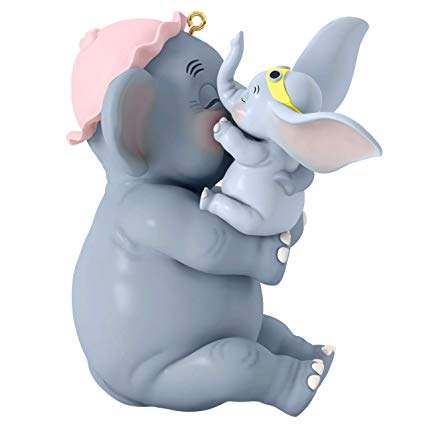 Hallmark Keepsake 2019 Disney Dumbo Mother's Day Gift "Baby Mine" Porcelain Ornament