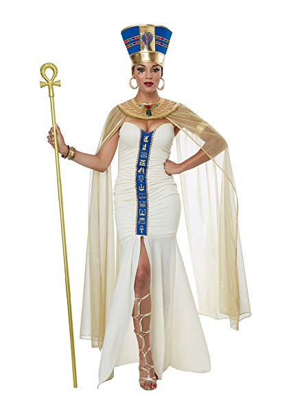 California Costumes Women's Queen of Egypt Adult Woman Costume, Cream/Blue