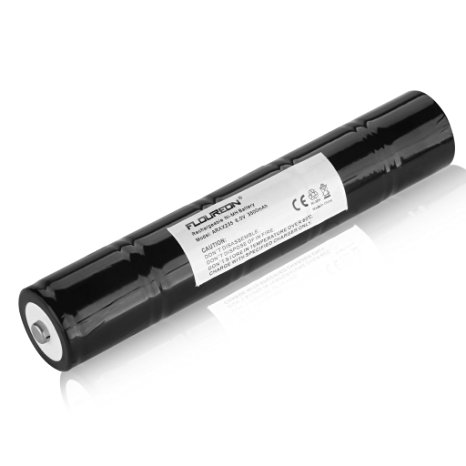 Floureon 7.2" 6V 3500mAh Ni-MH Replacement Flashlight Batteries for Streamlight 20170 20X1701 9032 SL20 SL20S SL20X Maglight