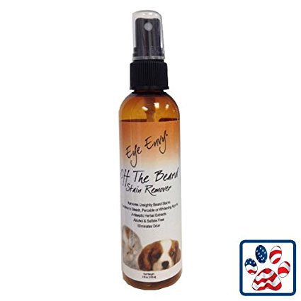 Eye Envy All Natural Off the Beard Stain Remover for Dogs & Cats - 4oz (120ml)