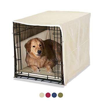 Pet Dreams New Double Door 3 Piece Crate Bedding Set. The Original Crate Cover, Crate PAD and Bumper JUST GOT Better! Fits Midwest Crate