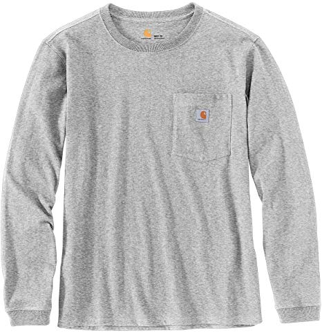 Carhartt Women's K126 Workwear Pocket Long Sleeve T-Shirt (Regular and Plus Sizes)