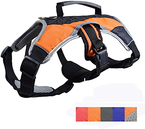 Dog Walking Lifting Carry Harness, Support Mesh Padded Vest, Accessory, Collar, Lightweight, No More Pulling, Tugging or Choking, for Puppies, Small Dogs (Sizes: X-Small, Small, Medium & Large)