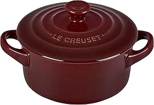 Le Creuset Stoneware Mini Round Cocotte, 8 oz., Rhone