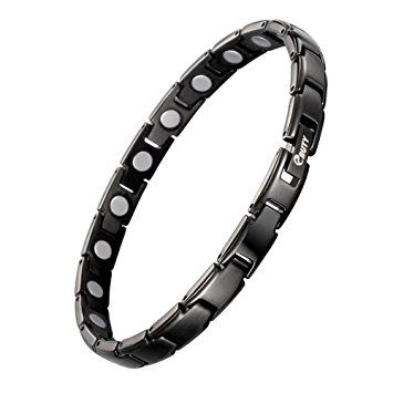 EBUTY Women Stainless Steel Magnetic Bracelet for Arthritis Pain Relief with Free Link Removal Tool