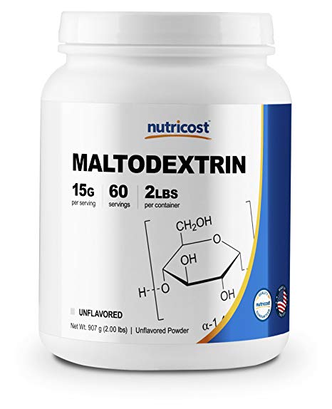 Nutricost Maltodextrin Powder 2LBS - High Quality, Pure Powder - Gluten Free, Non-GMO