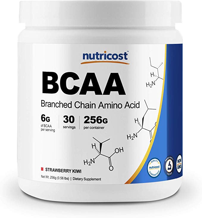 Nutricost BCAA Powder 2:1:1 (Strawberry Kiwi, 30 Serv)