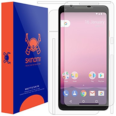 Google Pixel 2 XL Screen Protector   Full Body , Skinomi MatteSkin Full Skin Coverage   Screen Protector for Google Pixel 2 XL Anti-Glare and Bubble-Free Shield