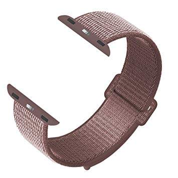 GZ GZHISY Newest Band Compatible with Apple Watch Band 38mm 42mm 40mm 44mm Soft Breathable Nylon Sport Loop Band Replacement Band Compatible for iWatch Series 4/3 /2/1