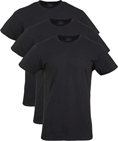 Gildan Mens Cotton Stretch T-Shirts, Multipack