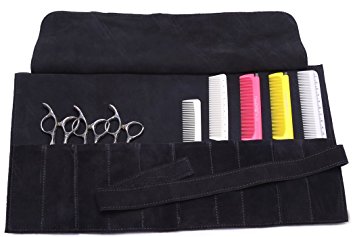 Hair Stylist Scissor Holder Pouch Cases For Hairdressers, Salon Tools Holster Bag , 9 Pockets