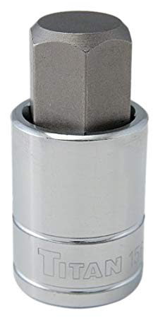 Titan Tools 15619 19 mm 1/2" Drive Hex Bit Socket