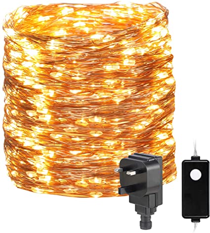 Fairy Lights Plug in,OxyLED 300 LED 30M/98ft 8 Modes Mains Powered Fairy Lights IP65 Waterproof Auto on/Off Outdoor/Indoor Copper String Lights for Patio,Garden,Home,Wedding,Party,Valentines Day