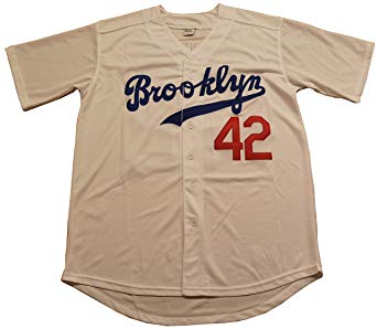 Kooy Robinson #42 Brooklyn Baseball Jersey Men Throwback Summer Christmas