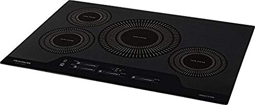 Frigidaire Gallery 30" Electric Induction, Built-in 4-Burner Stove with Black Trim-Heats Fast and Even, FGIC3066TB Cooktop