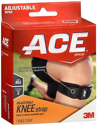 Ace Knee Strap Adjustable, Moderate Support - Each, Pack of 2