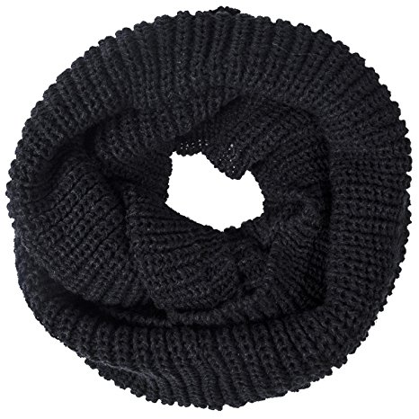 Oryer 2 Pack Womens Winter Warm Thick Knit Infinity Scarf Circle Loop Cowl Scarf