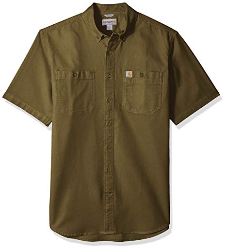 Carhartt Men's Big and Tall Big & Tall Rugged Flex Rigby Short Sleeve Work Shirt