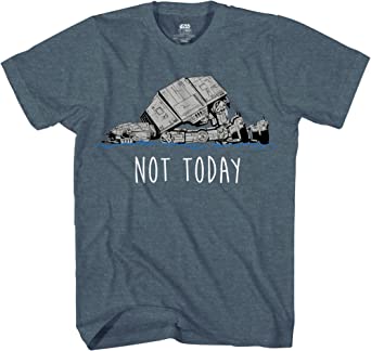 STAR WARS at-at Not Today Humor Funny Hoth Adult Graphic T-Shirt