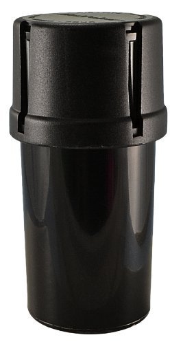 MedTainer Storage Container w/ Built-In Grinder - Black by MedTainer Office Product
