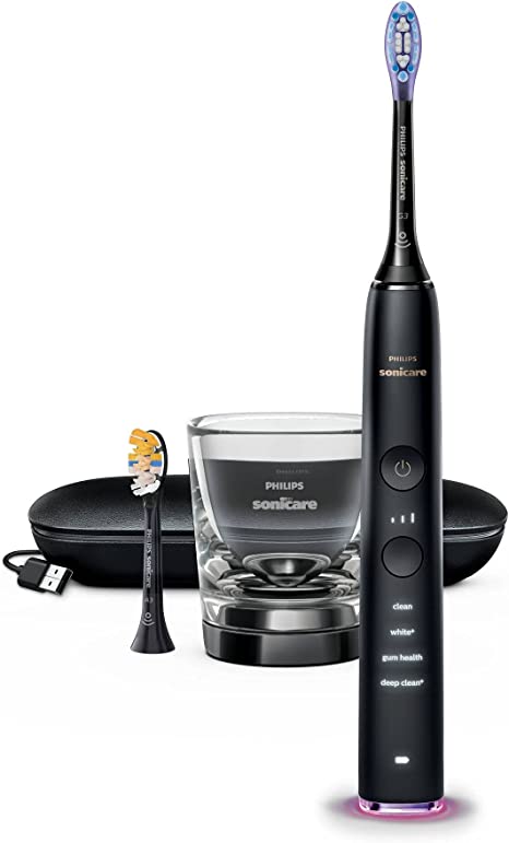 Philips Sonicare DiamondClean 9400 Sonic Electric Toothbrush with app HX9917/89, Black