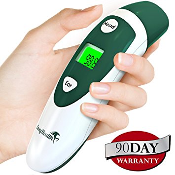 Baby Thermometer – Ear Thermometer Digital – Forehead Thermometer Infrared - Instant Read Thermometer for Kids – Babies - Adults - Temporal Thermometer - Best - Body Thermometer - Accurate Thermometer