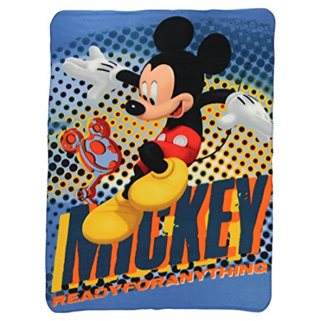 Kids Fleece Throw Blankets 46" x 60" Several Options (Mickey Mouse Club House)