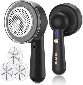 Rasoir Anti Bouloche, Puissant 8W Rasoir Anti-Bouloche Électrique avec 3 Lame, 3 Vitesses Dissolvant de Anti Peluches pour Vetement Anti Bouloche Rasoir Brosse de Rasoir à Peluches pour Tapis Canapé