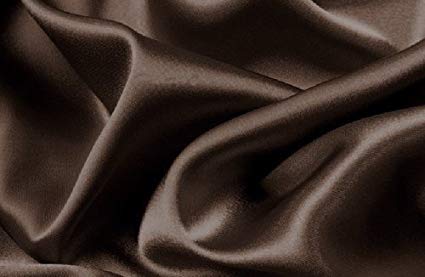 Mk Collection 4pc Soft Silky Satin Solid Color Deep Pocket Sheet Set (Brown/Coffee, Queen)
