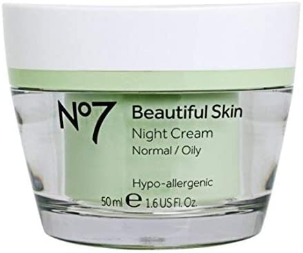 Boots No7 Beautiful Skin Night Cream - Normal / Oily 1.6 oz. by Boots