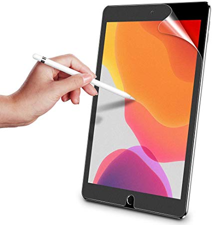 ESR Paper-Like Screen Protector for iPad 10.2 2019 (7th Generation) /iPad Air 3 (2019)/iPad Pro 10.5 (2017), Supports Apple Pencil, Write & Draw Like on Paper, Anti-Glare Matte PET Film