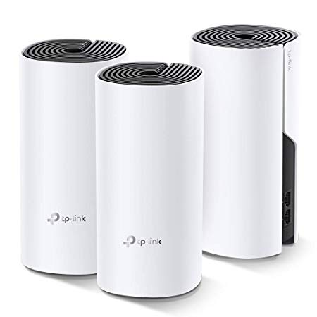 Deco Whole Home Mesh WiFi System – Seamless Roaming, Adaptive Routing, Up to 5, 500 Sq. ft. Coverage, Connect Up to 100 Devices (Deco M4 3-Pack)