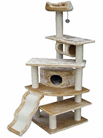 Go Pet Club Cat Tree Beige Color