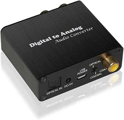 XtremPro Digital to Analog Audio Converter w/ USB Power Cable and AC Adaptor - Black (65002)