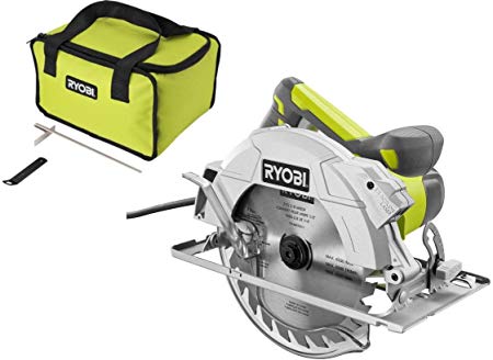 Ryobi 15 Amp 7-1/4 in. Corded Circular Saw with Laser Light and Tool Bag