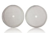 Coffee Press Replacement Screen Parts 2 Pack  Universal 8-Cup Stainless Steel Reusable Filter