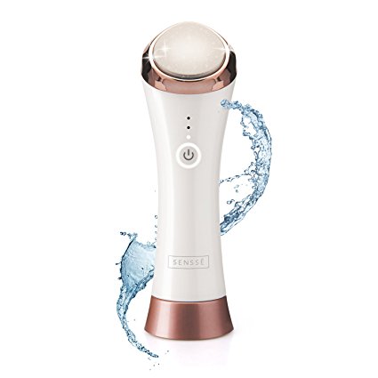 SENSSE Hot and Cool Ultrasonic Skin Tightening Facial Toner and Eye Massager - Reduces Redness, Eye Bags, and Wrinkles - 60 Day Money Back Guarantee
