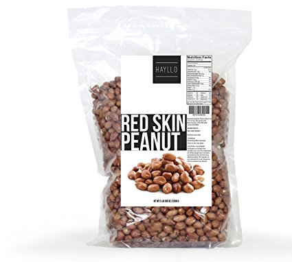 Hayllo Raw Redskin Peanuts, 5 Pound