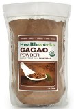 Healthworks Raw Certified Organic Cacao Powder 1 lb