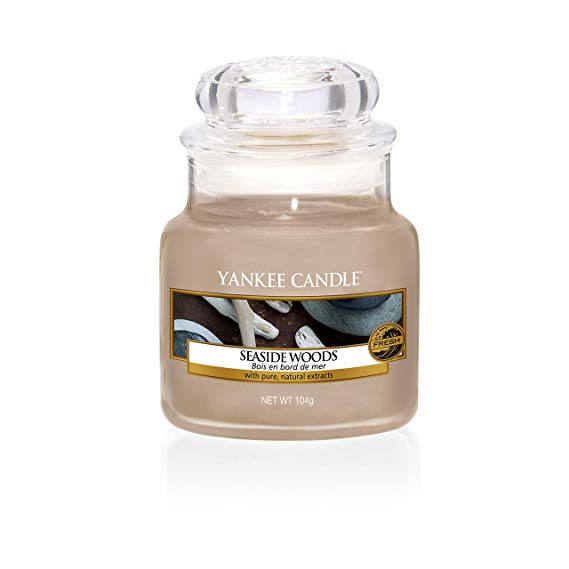 YANKEE CANDLE Scented, Seaside Woods, Small Jar Candle