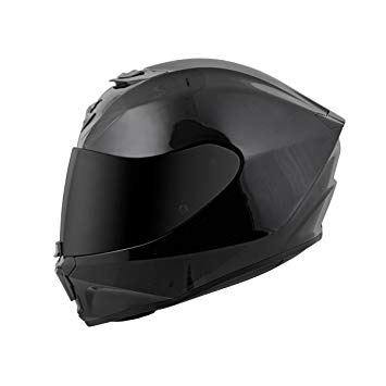 Scorpion Unisex-Adult Full-face-Helmet-Style Solid (Black, X-Small)