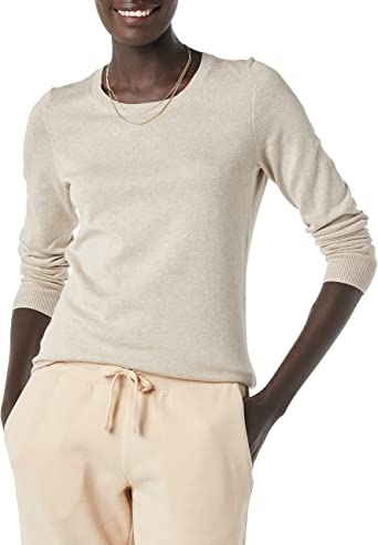 Amazon Essentials Womens Lightweight Crewneck Sweater