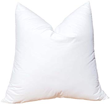 Pillowflex Synthetic Down Pillow Insert for Sham Aka Faux/Alternative (10 Inch by 10 Inch)