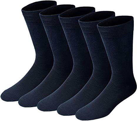 Dockers Men's Classics Dress Flat Knit Crew Socks Multipacks